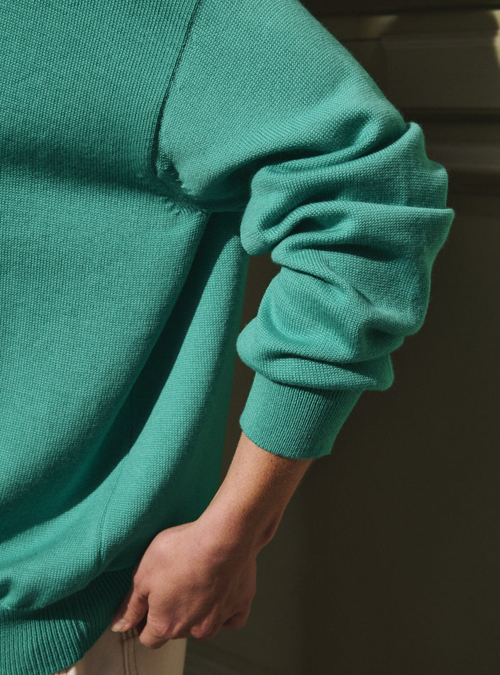 pull aglaé vert menthe pull femme vert menthe coupe fluide