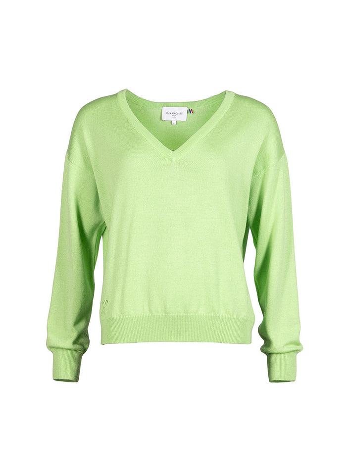 Pull Aglaé effet bouffant et finitions bords côtes