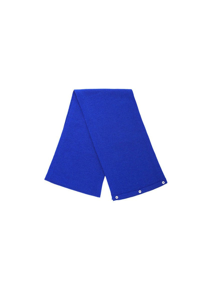 Écharpe Amélie bleu électrique en laine fine mérinos