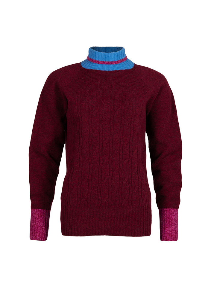 pull anna rouge terre mouline vue studio