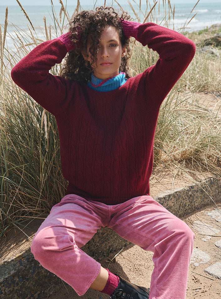 relief signature anna pull anna rouge terre mouline
