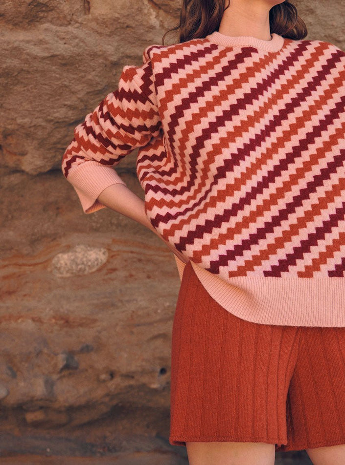 Short Augustine et pull alba lafrancaise