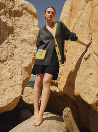 Gilet Albertine épais en laine mérinos