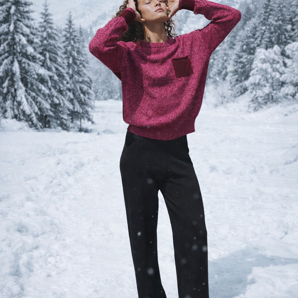 pantalon alexia noir silhouette naturelle fluide