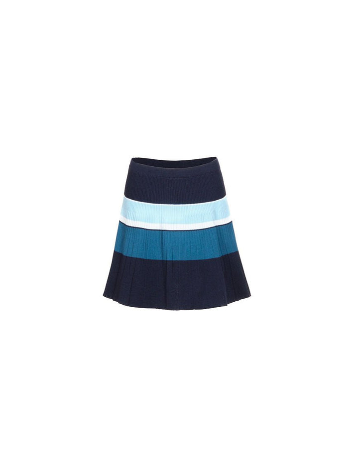 Jupe Arlette rayé bleu