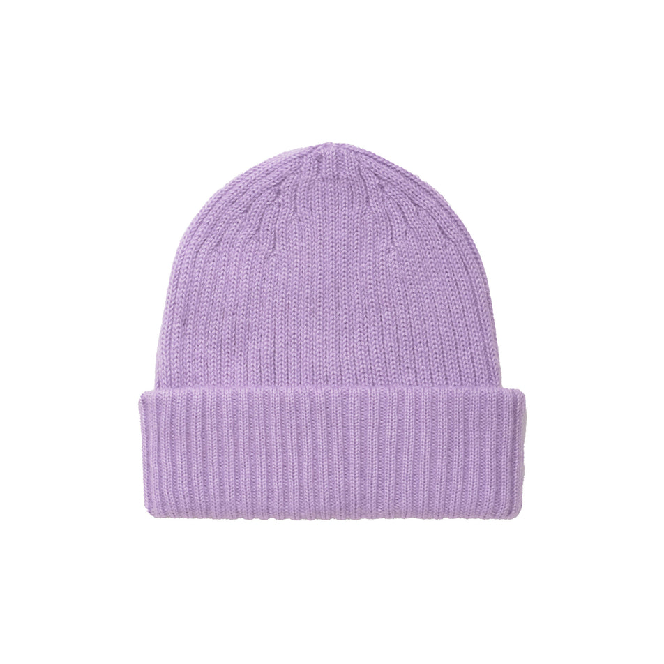 Bonnet Ambre violet parme en mohair