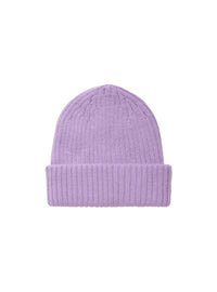 Bonnet Ambre violet parme en mohair