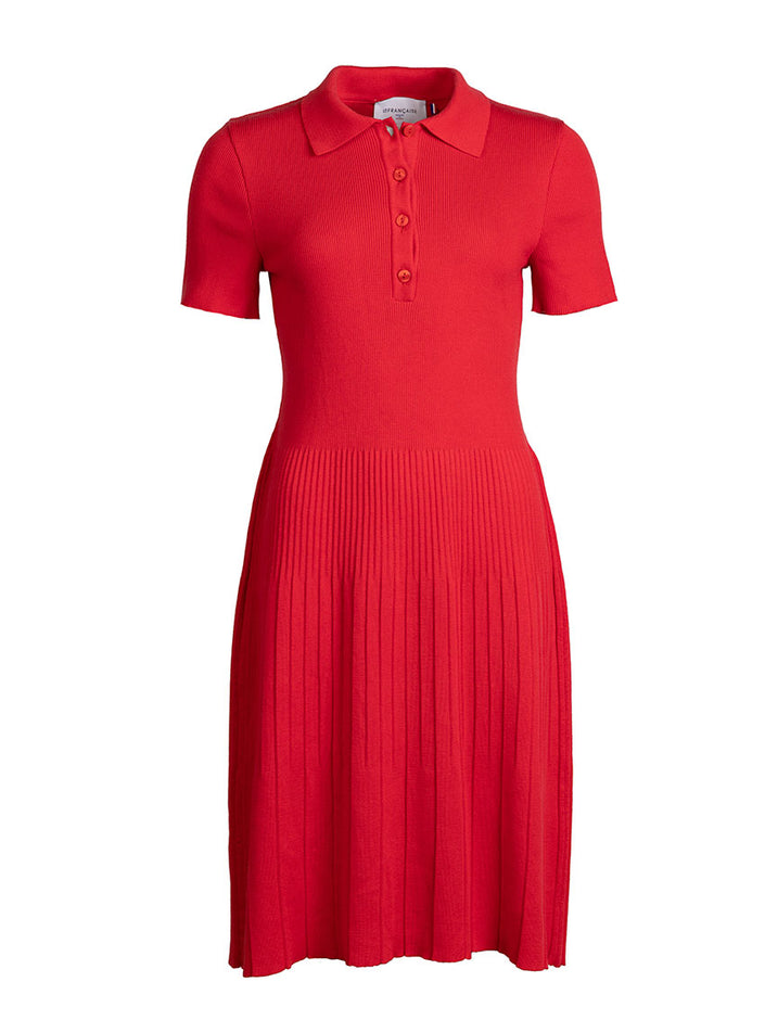 Robe bess rouge doux vue studio