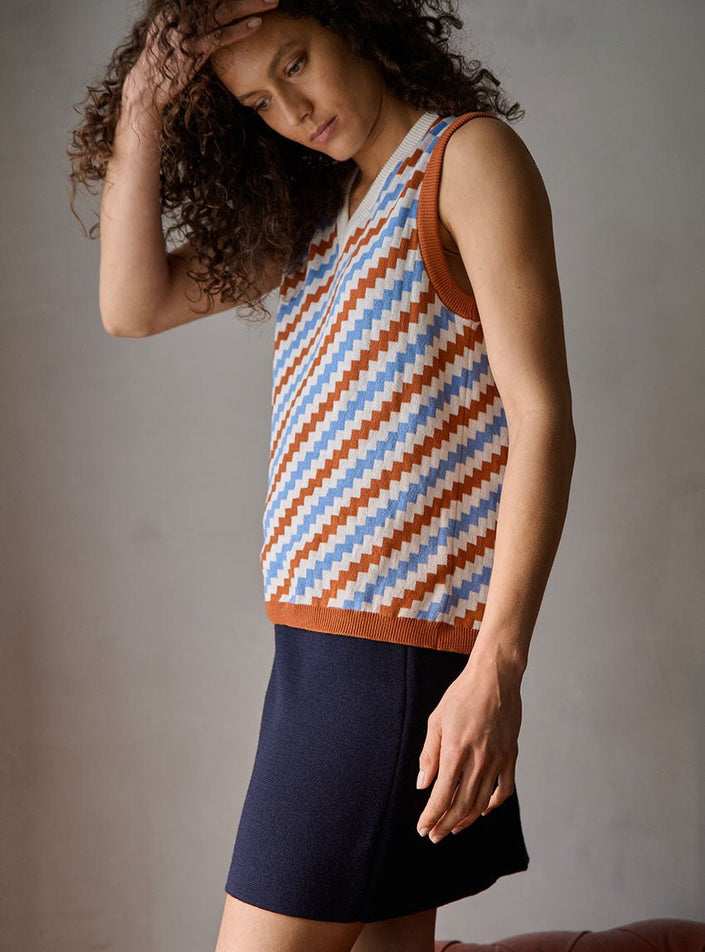 pull betty bleu aster allure parisienne