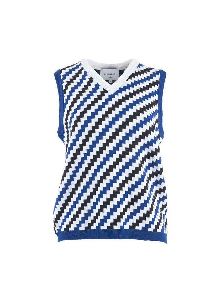 Pull Betty bleu électrique look casual chic