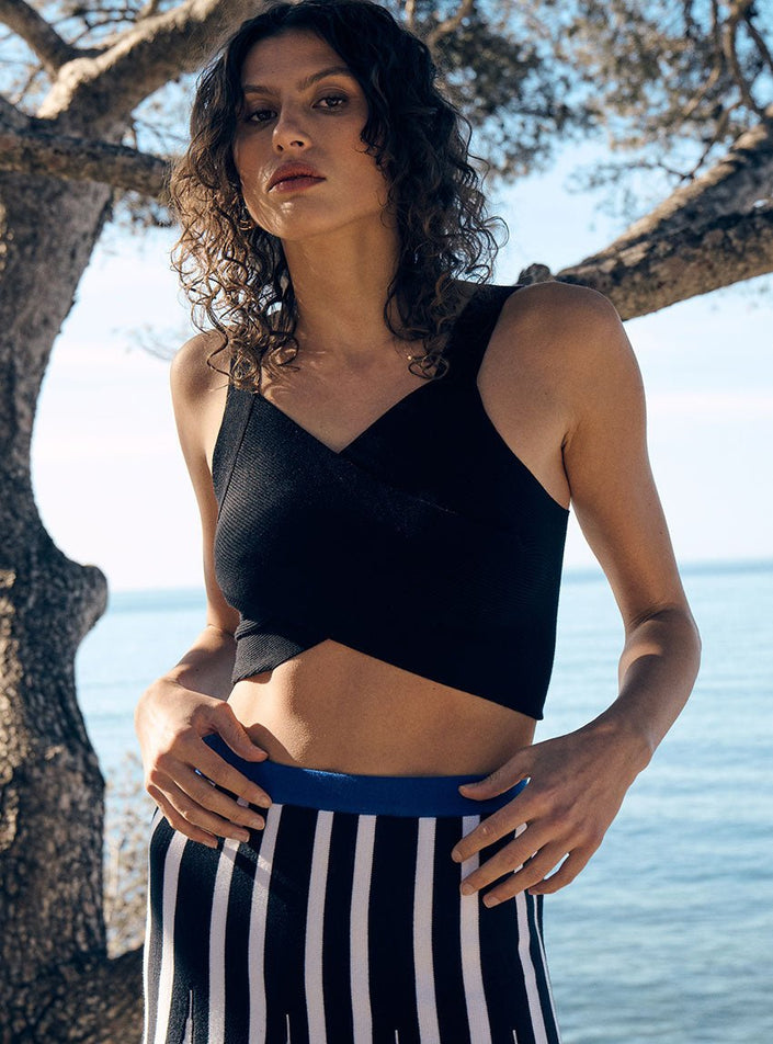 Brassière Brigitte noir en maille