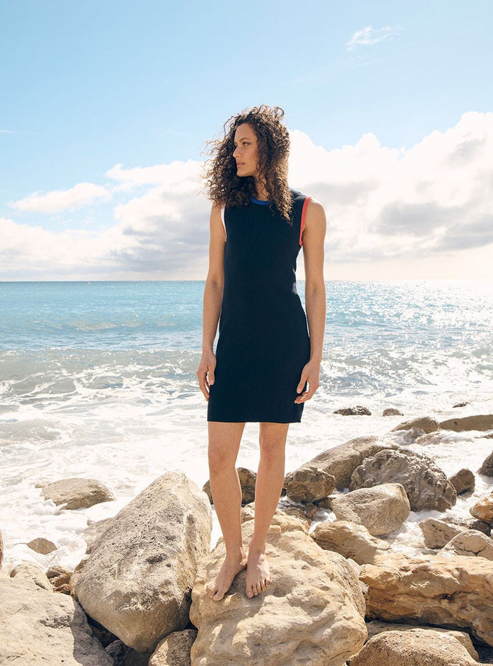 maille régulière robe béatrice noir