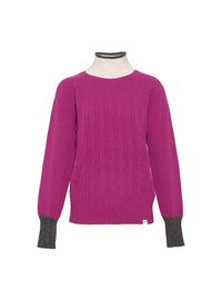 Pull Anna iC x LF rose violine vue studio