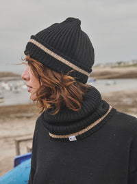 bonnet Carla noir collaboration LAFRANÇAISE x iCode