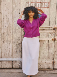 gilet Carole violet digital femme