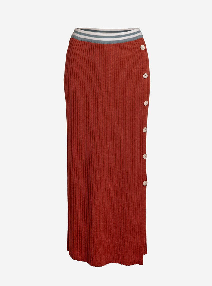 Jupe Charlotte - LAFRANÇAISE Mailles in France vue studio