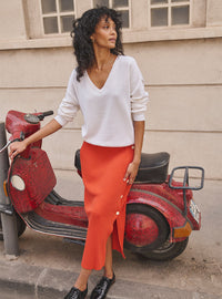 jupe Charlotte orange fruité femme