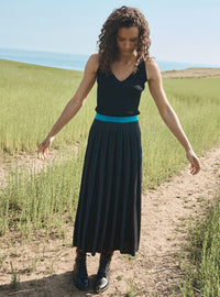 jupe coline noir look urbain chic