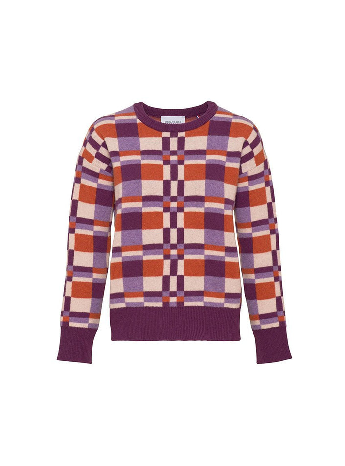 pull charlie violet nuit porté manches longues