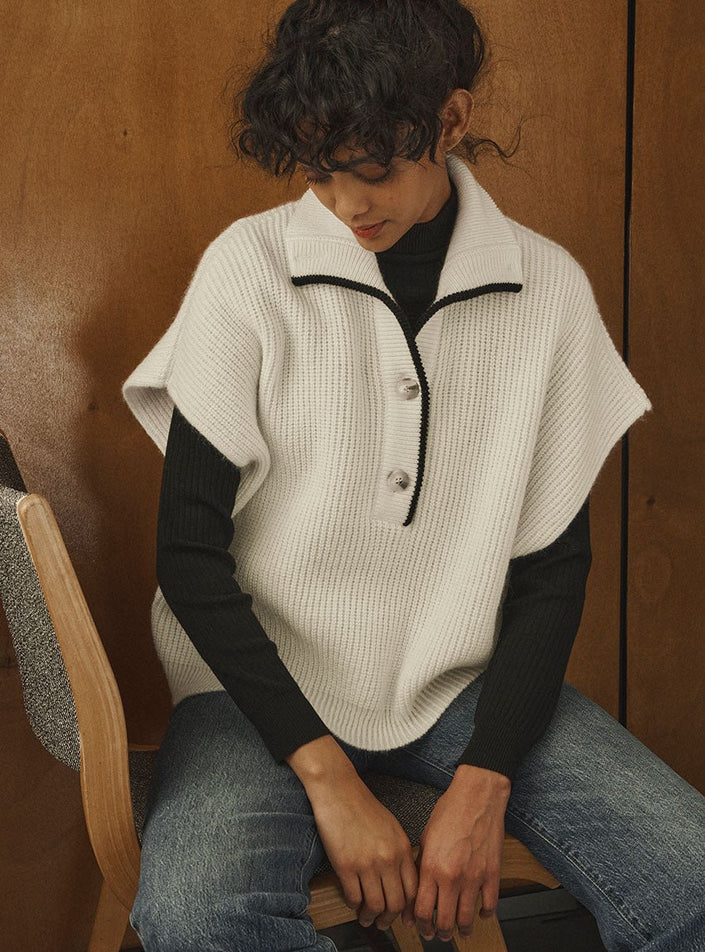 pull camille noir pull seconde peau maille côtelée fine