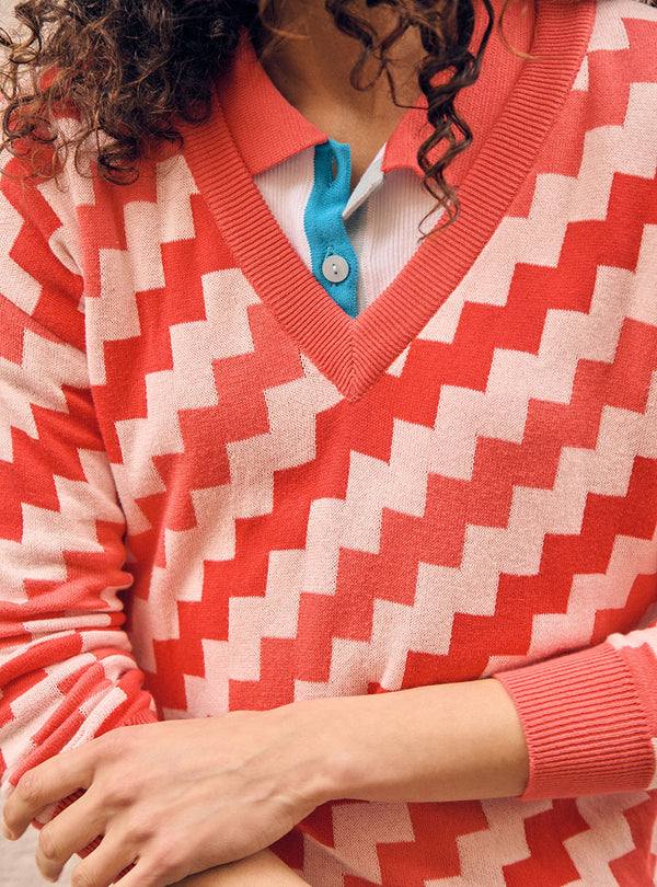 pull doriane rose pastèque énergie chromatique