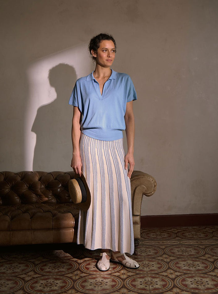 Texture textile structurée et nette