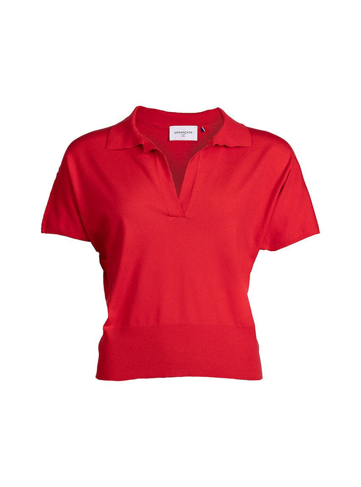 Polo Delphine rouge lipstick vue studio