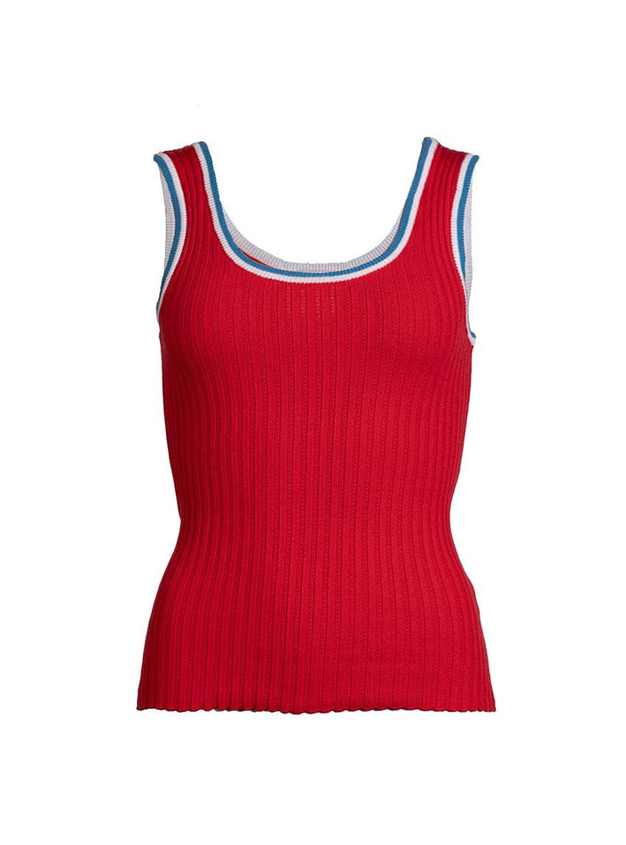 Top Dalia rouge lipstick vue studio