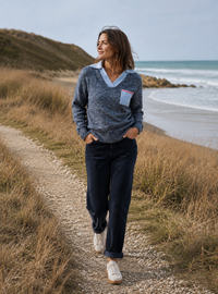 pull eglantine en laine merinos