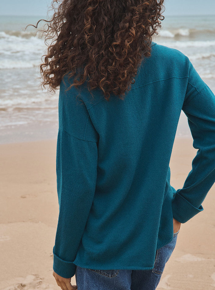 Chemise Éléonore avec grandes poches plaquées