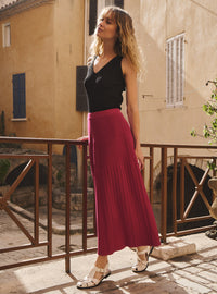 top éloïse noir top femme tricot noir élégant