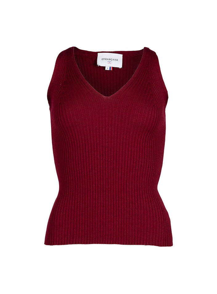 top éloïse rouge bourgogne vue studio