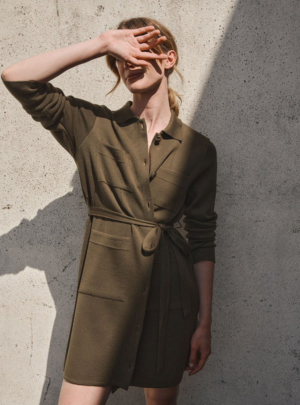 veste élise vert jonc veste tricot vert jonc intemporel