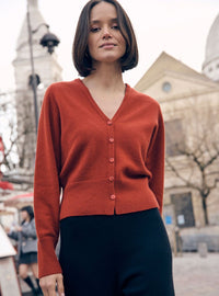 Gilet Carole - LAFRANÇAISE Mailles in France