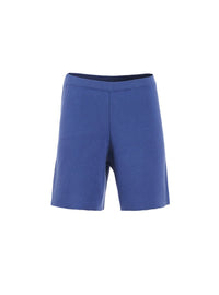 Short Bella en coton bleu brume